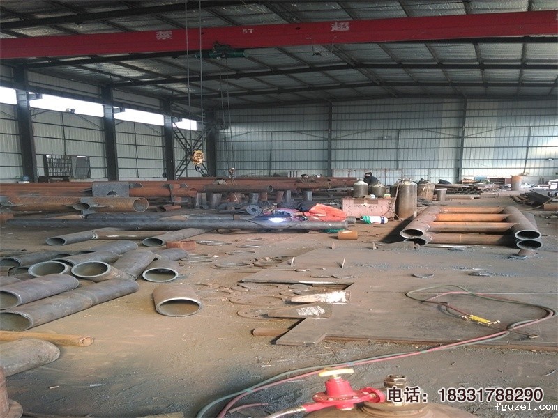 标志杆加工车间