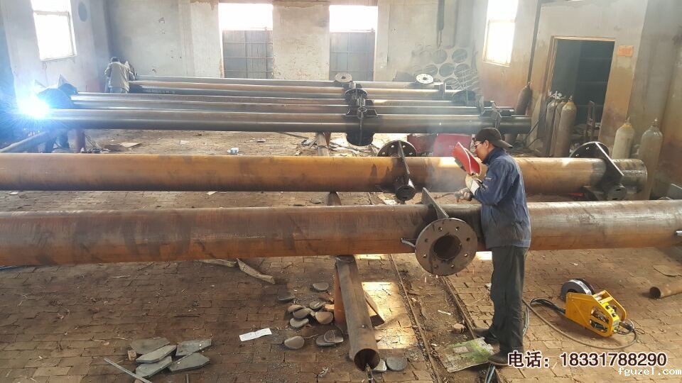 标志杆焊接流程